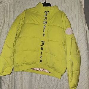 Juicy Couture Yellow Puffer Jacket